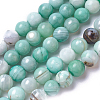 Natural Dyed Agate Imitation Turquoise Beads Strands G-P425-02C-10mm-2