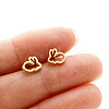 201 Stainless Steel Stud Earrings FS-WGB18B1-11-2