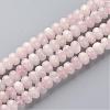 Natural Rose Quartz Bead Strands G-S214-38-1