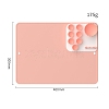 Silicone Watercolor Oil Paint Palette Mat DRAW-PW0005-06A-01-1