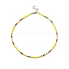 4Pcs 4 Color Glass Seed Beaded Necklaces Set for Women NJEW-TA00053-4