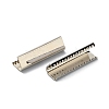 Brass Ribbon Crimp Ends KK-WH0046-34D-P-2