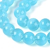 Transparent Glass Imitation Cat Eye Beads Strands GLAA-Q110-01C-06-3