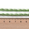 Electroplate Glass Beads Strands EGLA-Q128-13F-4