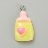 Opaque Resin Pendants FIND-CJC0015-30A-1