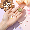 30Pcs 3 Styles Natural Freshwater Shell Beads SHEL-SC0001-91-4
