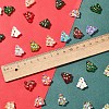 6Pcs Handmade Bumpy Glass Beads Strands LAMP-FS0001-16B-4