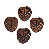 Natural Walnut Wood Pendants X-WOOD-N011-004-1