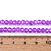 Baking Paint Glass Beads Strands EGLA-Q120-D-A02-4