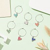 Glass Heart Wine Glass Charms AJEW-JO00191-6