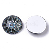 Flatback Glass Cabochons for DIY Projects GGLA-S047-12mm-06I-3