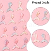 18Pcs Laser Transparent Resin Pendants RESI-FS0001-81-3