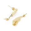 Brass Stud Earring Findings KK-M326-19G-2