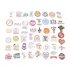 50Pcs 50 Styles Maintain Feminist Graffiti  Paper Stickers Set DIY-B059-01-2