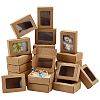 Foldable Creative Kraft Paper Mailer Boxes with Visible Window CON-WH0113-08A-02-1