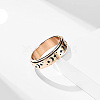 201 Stainless Steel Rotatable Finger Rings FS-WG1BCD7-08-1