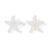Frosted Glass Beads FGLA-T005-01L-3