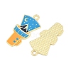 Alloy Enamel Pendants AL-CBA6AEB-11G-01-2