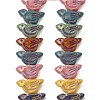 Painted Glass Beads Strands GLAA-Z021-19-2
