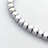 Electroplate Non-magnetic Synthetic Hematite Beads Strands G-J212A-02-1