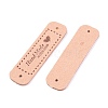 PU Leather Label Tags X-DIY-H131-A09-2
