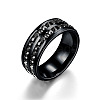 201 Stainless Steel Rhinestone Finger Ring FS-WGE7DD5-10-1