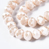 Electroplate Glass Beads Strands X-EGLA-A034-P2mm-A17-2