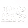 Tarnish Resistant 304 Stainless Steel Wire Pendants STAS-X0017-15P-1