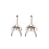 304 Stainless Steel Stud Earring Findings STAS-B091-02B-07P-1