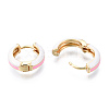 Brass Huggie Hoop Earrings EJEW-S209-07-5