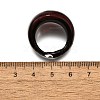 Mixed Handmade Lampwork Wide Band Rings RJEW-X0005-B-6