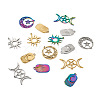  Jewelry 30Pcs 15 Style 304 Stainless Steel Pendants STAS-PJ0001-36-2