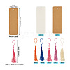 40Pcs 2 Colors Paper Blank Bookmarks AJEW-TA0003-12-3