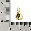 Brass Micro Pave Cubic Zirconia Charms KK-M283-25D-02-3
