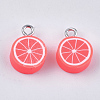 Handmade Polymer Clay Pendants CLAY-S091-98A-1