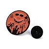 Halloween Theme Black Alloy Brooches JEWB-U002-04D-3