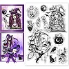 Halloween PVC Plastic Clear Stamps DIY-WH0631-0125-1