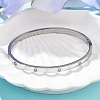 304 Stainless Steel Rhinestone Bangles for Women BJEW-Z092-05P-3