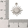 Non-Tarnish 304 Stainless Steel Charms STAS-S123-01P-04-3