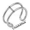 Stainless Steel Cuff Rings for Women AY9987-1-1