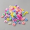 Opaque Acrylic Beads SACR-WH0014-05B-1