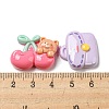 Opaque Resin Decoden Cabochons RESI-F052-B12-3