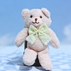 Cute Cloth Plush Bear Pendant Decorations PW-WGD78B8-02-1