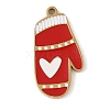 Christmas Theme Ion Plating(IP) 304 Stainless Steel Enamel Pendants STAS-Z083-06G-06-1