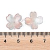 Two Tone Transparent Glass Bead Caps GLAA-Z020-02F-3