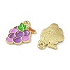 Fruit Alloy Enamel Charms PALLOY-S058-01LG-25-2