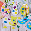 Easter Theme Foam Pendant Decorations HJEW-WH0043-60-4