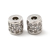 Rack Plating Brass Cubic Zirconia Beads KK-G457-07P-2