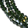 Transparent Electroplate Glass Beads Strands LS-EGLA-A039-T4mm-B25-3