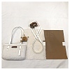 DIY Imitation Leather with Polar Fleece Rectangle Women's Crossbody Handbag Making Kits PW-WG1A602-03-1